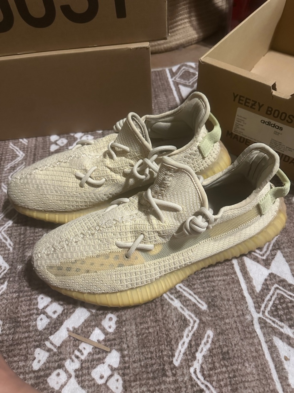 adidas Yeezy Boost 350 V2 Pale Yellow Sneakers